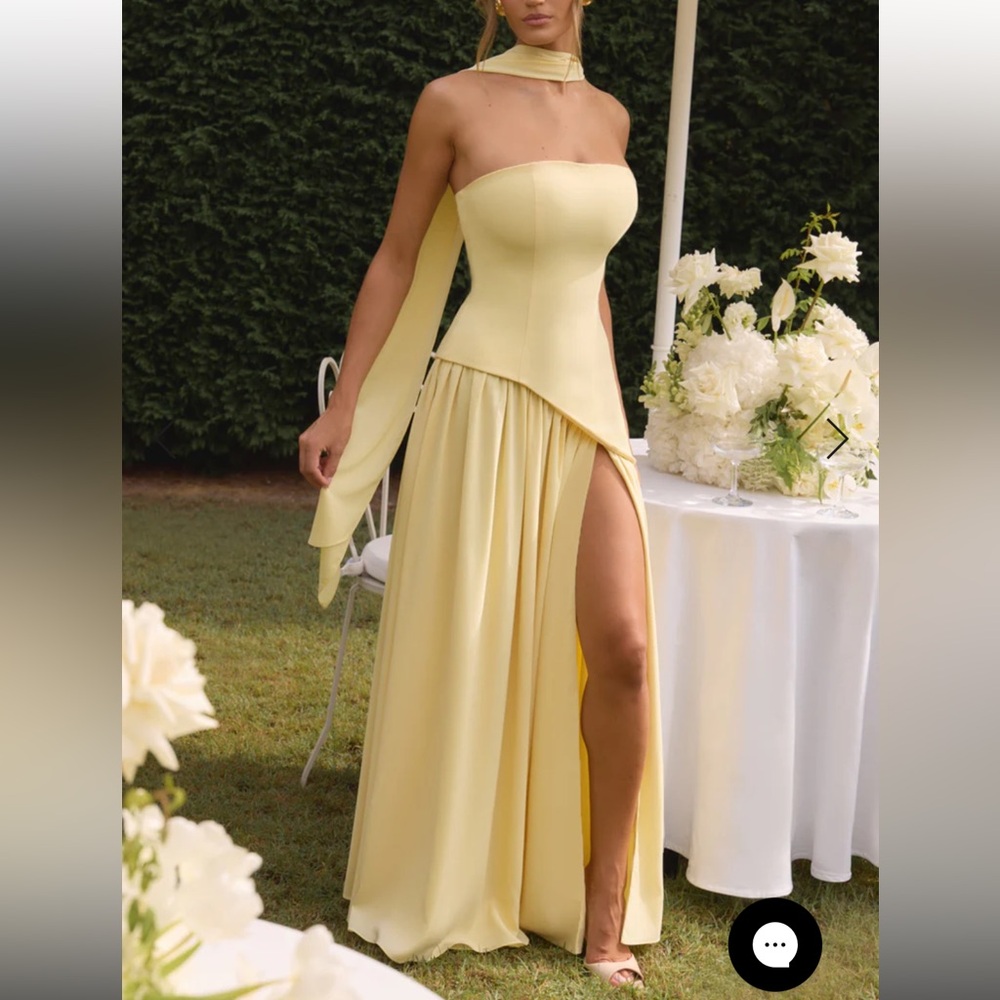 Babyboo - Maliyah Maxi Dress in Lemon